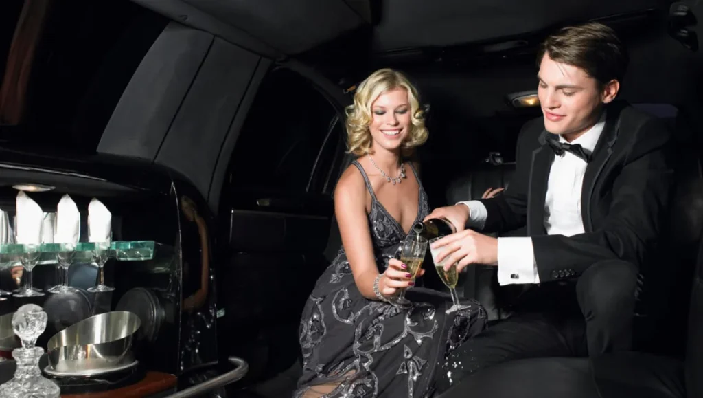 valentine's day limo